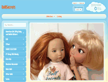 Tablet Screenshot of dollsecrets.com